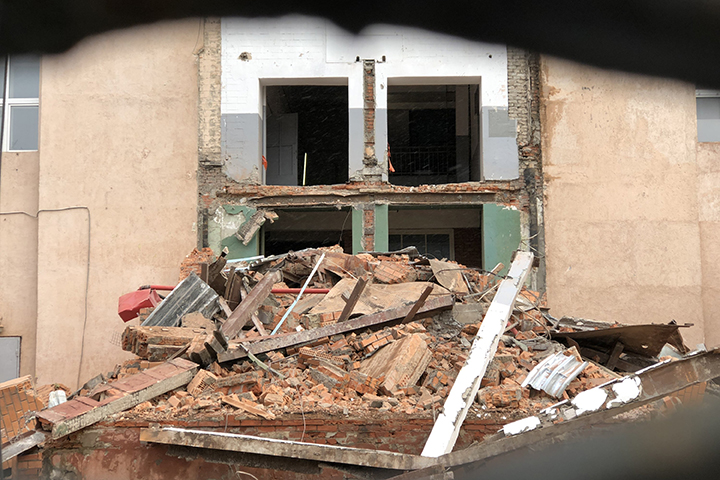 Незаконные постройки снесли в столичном районе Лефортово