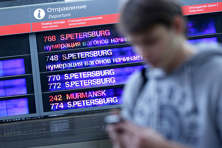 Поезда между Москвой и Санкт-Петербургом будут ходить по новому графику 11–28 мая