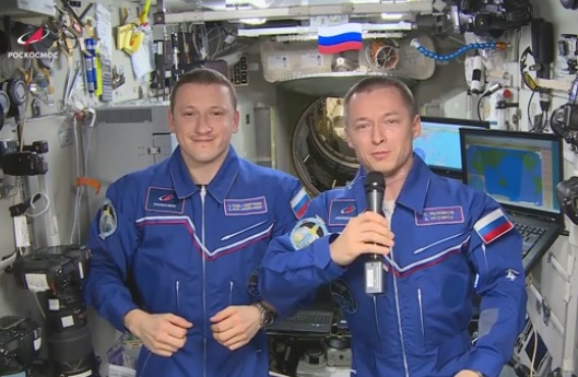 Космонавты с борта МКС поздравили российских женщин с 8 Марта