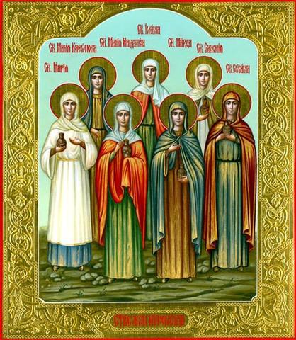 День Жен-мироносиц отмечается на третьей неделе после Пасхи