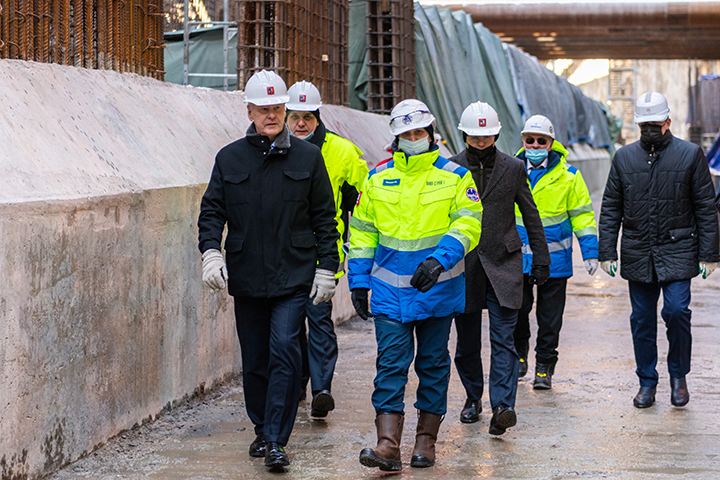Сергей Собянин дал старт проходке тоннеля на участке БКЛ