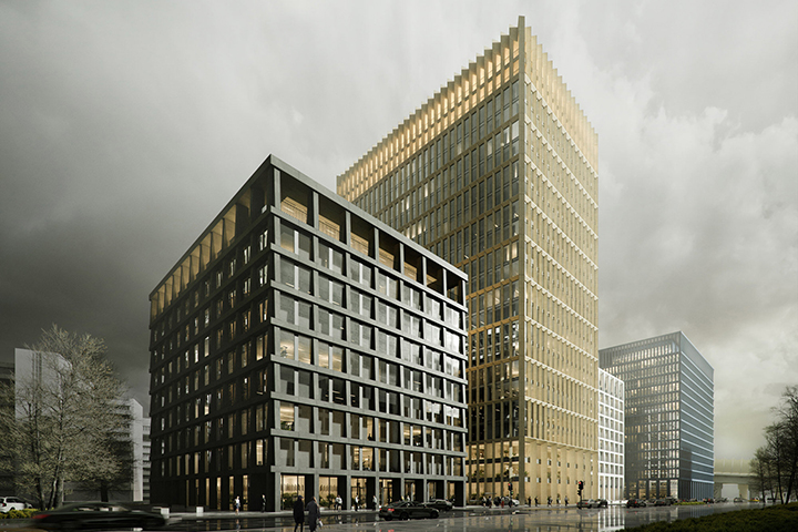 Строительство делового центра началось на севере Москвы