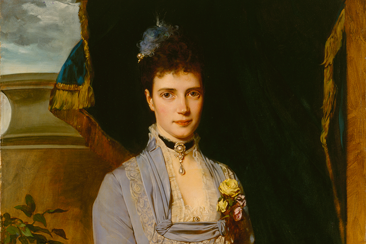 Генрих фон Ангели, "Портрет императрицы Марии Федоровны", 1874 год