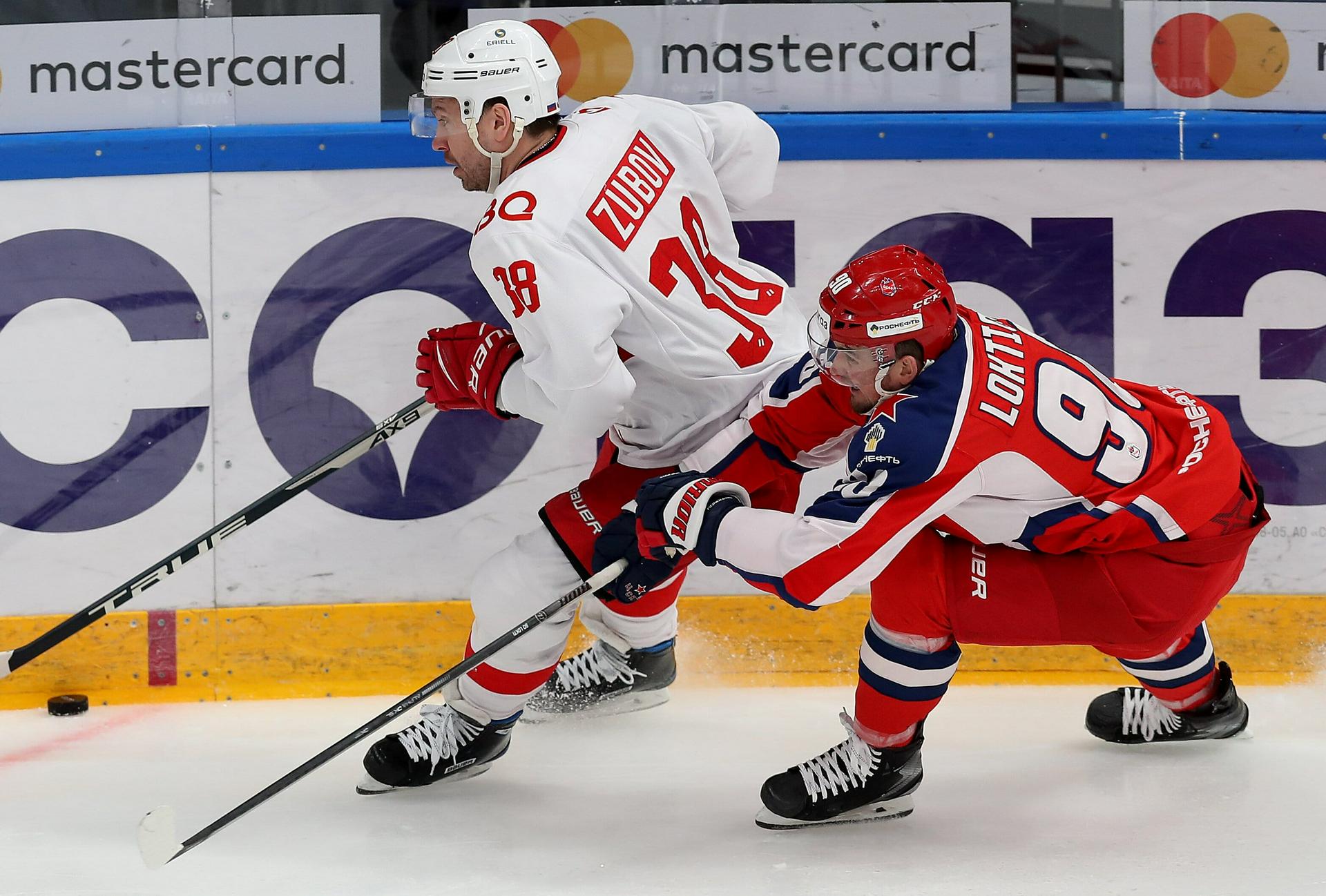 ЦСКА обыграл «Спартак» и удвоил преимущество в серии плей-офф КХЛ