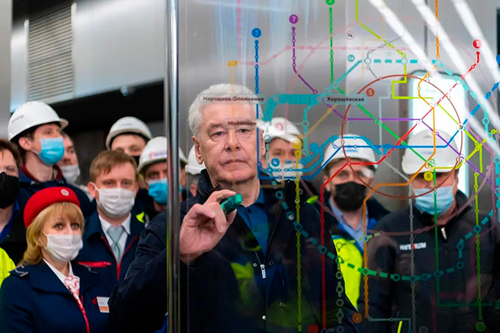 Сергей Собянин провел технический пуск юго-западного участка БКЛ метро