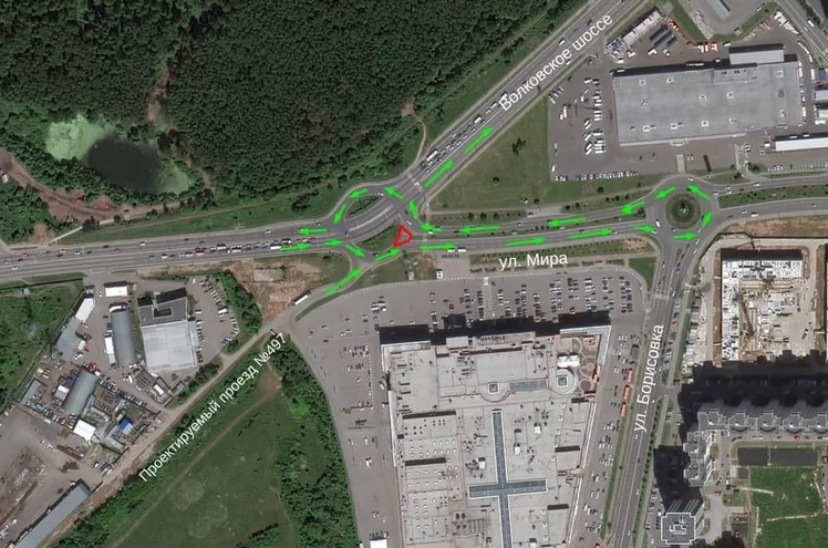 Схема движения на двух улицах в Мытищах изменится с 3 апреля