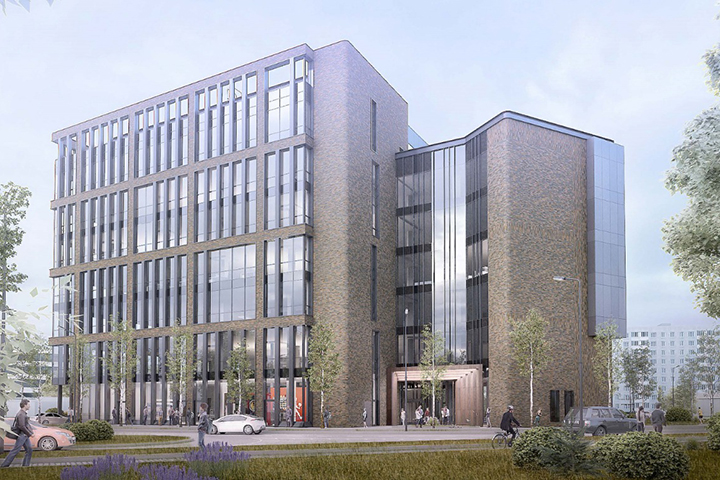 Новый деловой центр на юго-востоке Москвы украсят округлыми фасадами из клинкера