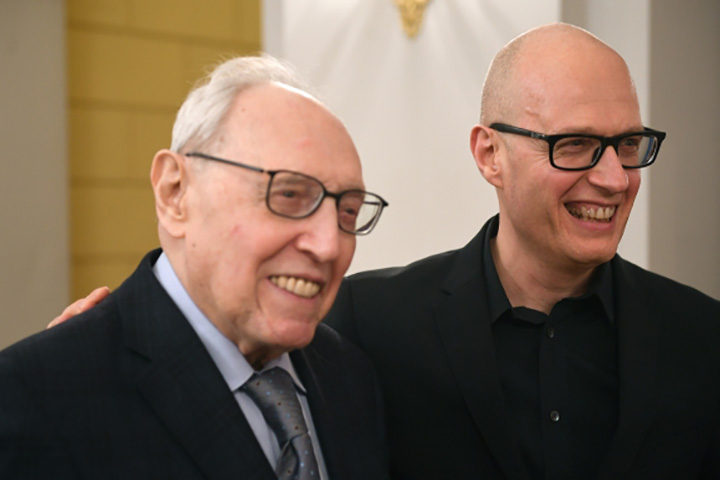 Режиссер Эмиль Верник (слева) и его сын Вадим Верник