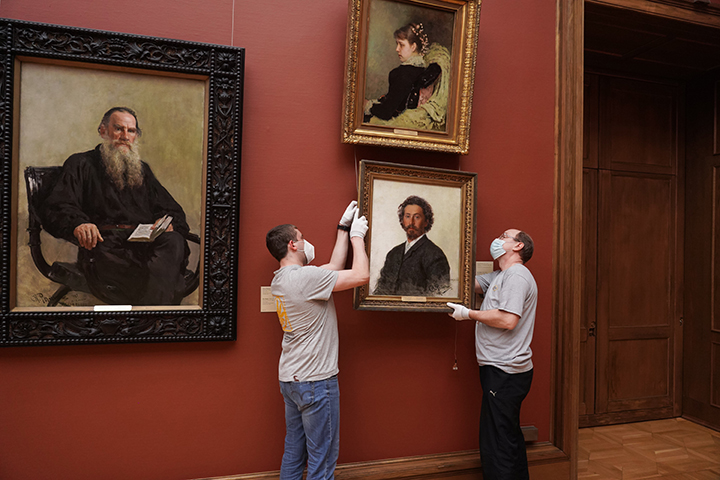 Восстановленную картину Репина могут вернуть в экспозицию Третьяковки в 2021 году