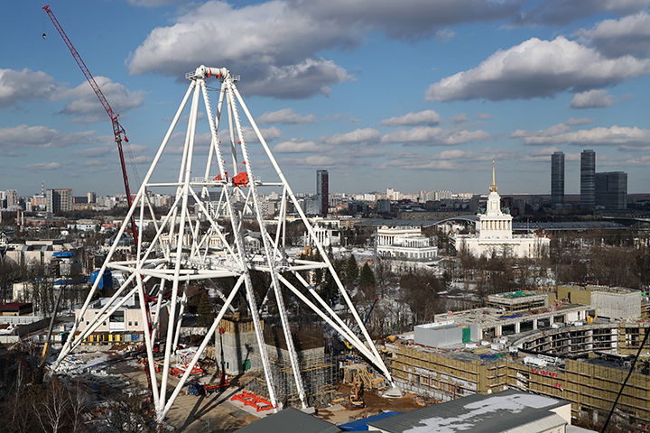Многоуровневую систему безопасности внедрят на колесе обозрения «Солнце Москвы» на ВДНХ