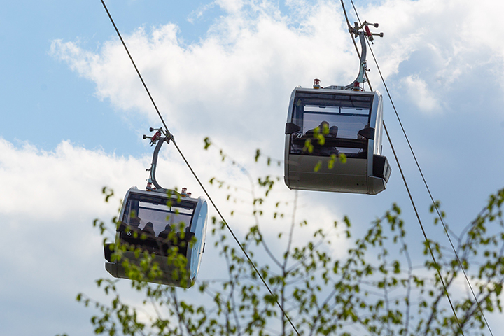 Новая канатная дорога соединит станции метро «Сходненская» и «Речной вокзал»