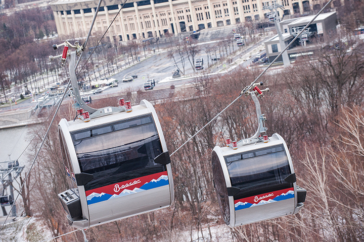 Московская канатная дорога в новогоднюю ночь будет работать до пяти утра
