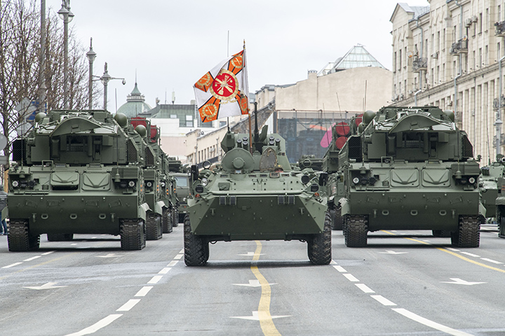 Ряд столичных улиц Москвы перекроют для подготовки к параду Победы