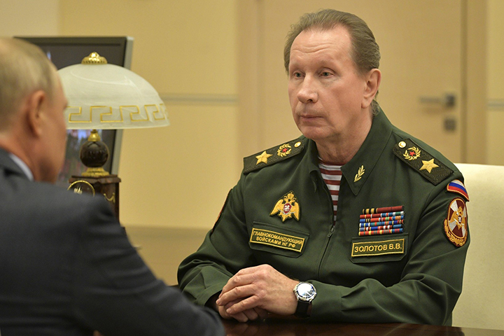 Главе Росгвардии Виктору Золотову присвоено звание Героя России