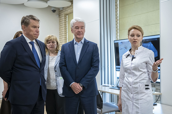 Сергей Собянин открыл Кадровый центр Департамента здравоохранения Москвы