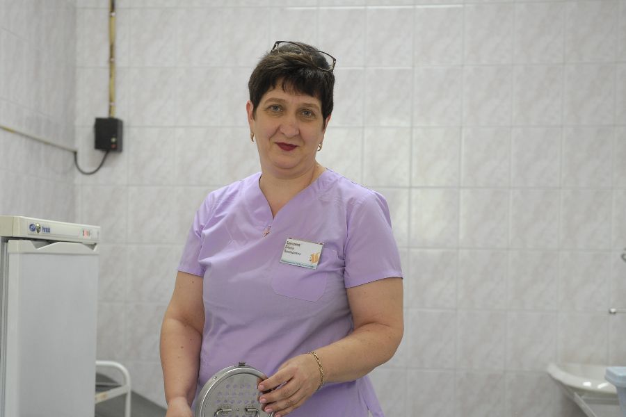 Елена Елисеева, участковая медсестра педиатрического отделения детской городской поликлиники № 104
