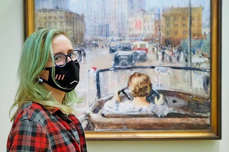 Москвичка Елизавета Савельева с нетерпением ждала открытия залов Новой Третьяковки, чтобы снова увидеть картины своих любимых художников