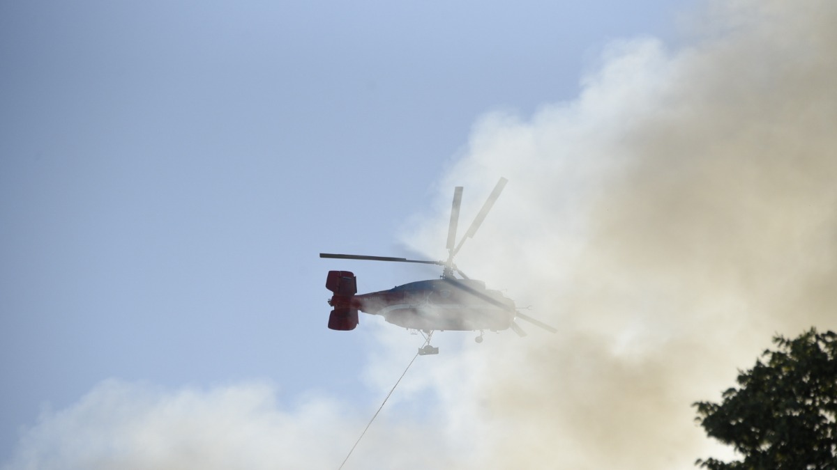 Площадь пожара на складе на Лужнецкой набережной выросла до 500 «квадратов»