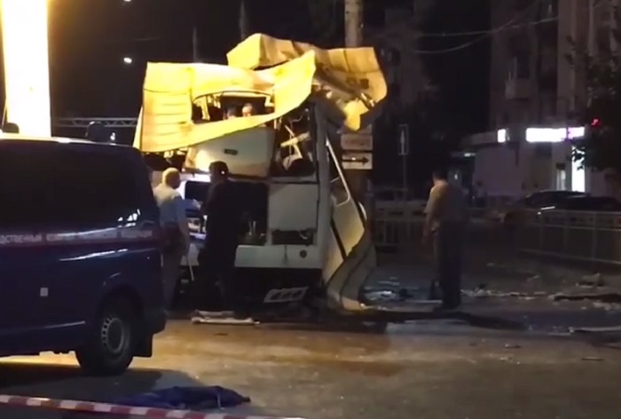 Очевидцы рассказали подробности взрыва в автобусе в Воронеже