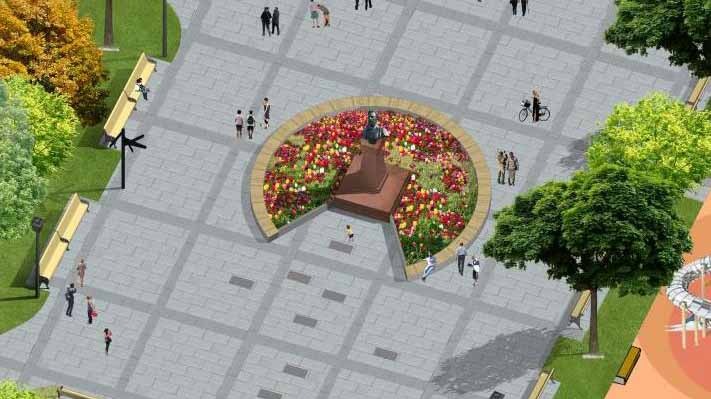 Сквер имени Антона Чехова на юго-востоке столицы благоустроят в этом году