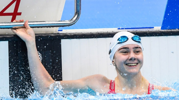 Россиянка Гонтарь выиграла золото на Паралимпиаде в плавании на 50 метров