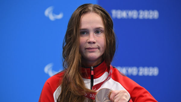 Пловчиха Юлия Шишова заняла третье место на Паралимпийских играх в Токио