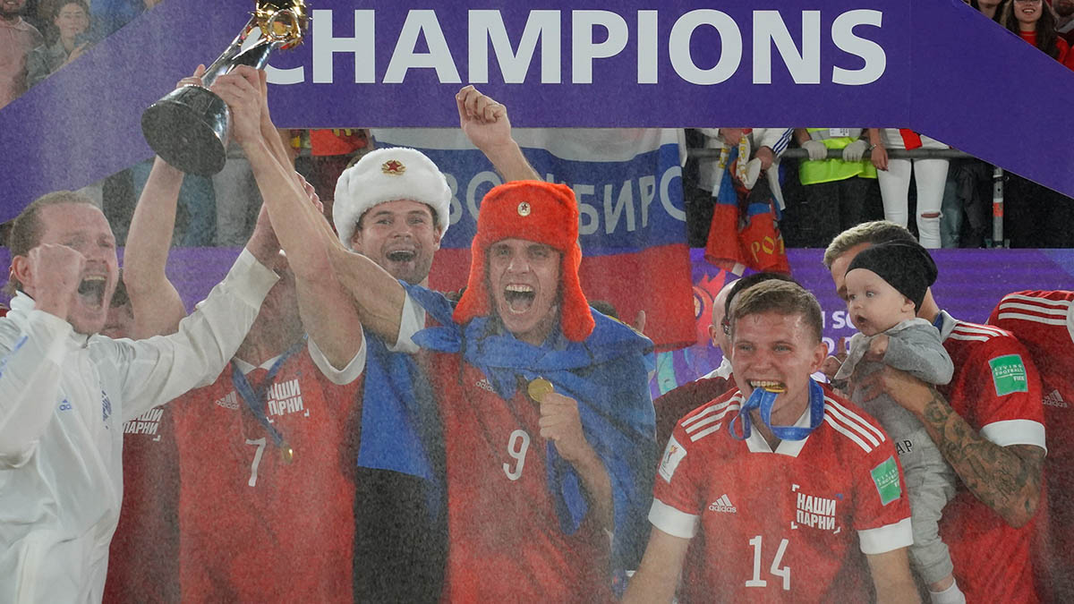 Сборная России выиграла чемпионат мира по пляжному футболу