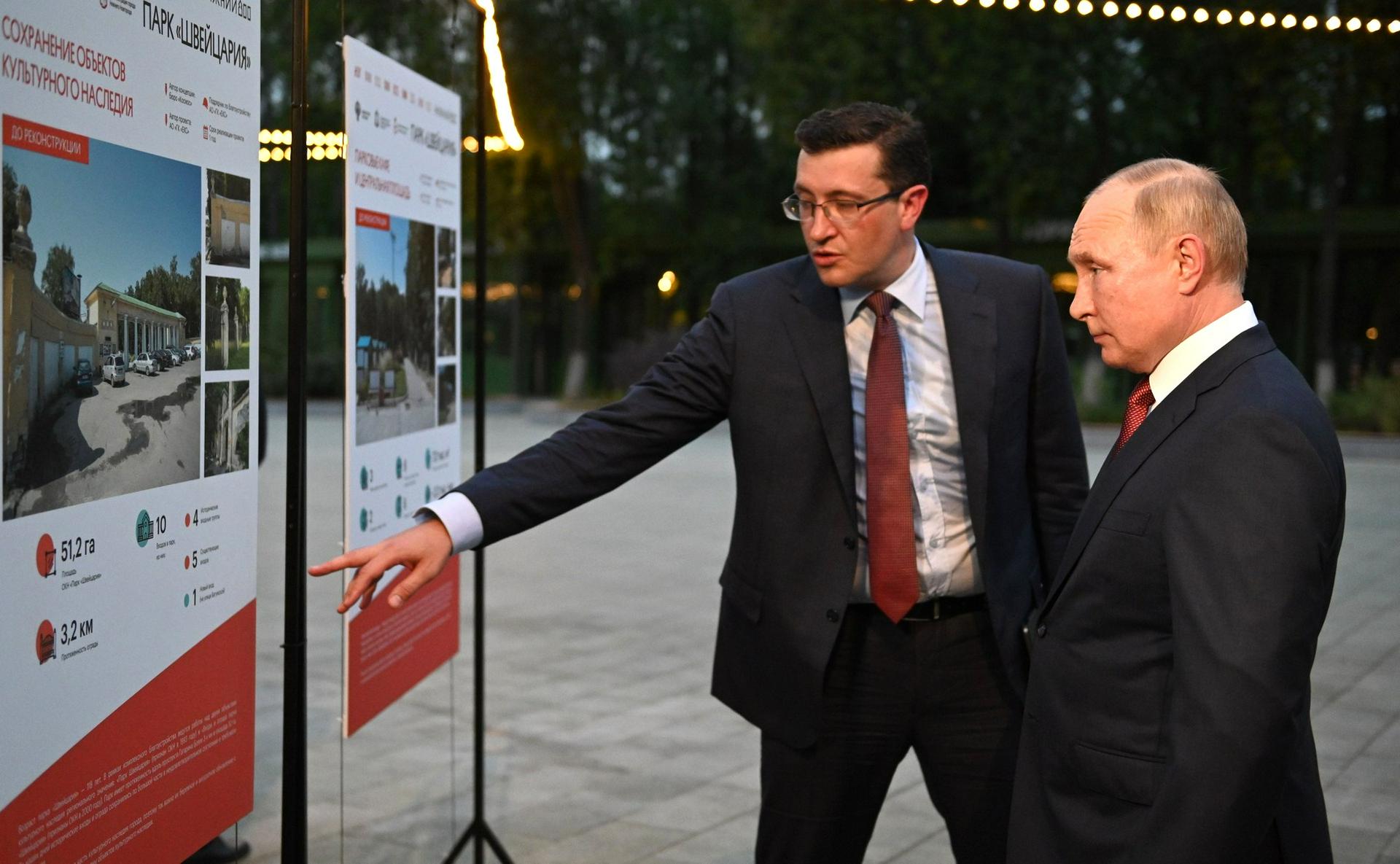 Путин обсудил с нижегородским губернатором проект ВСМ