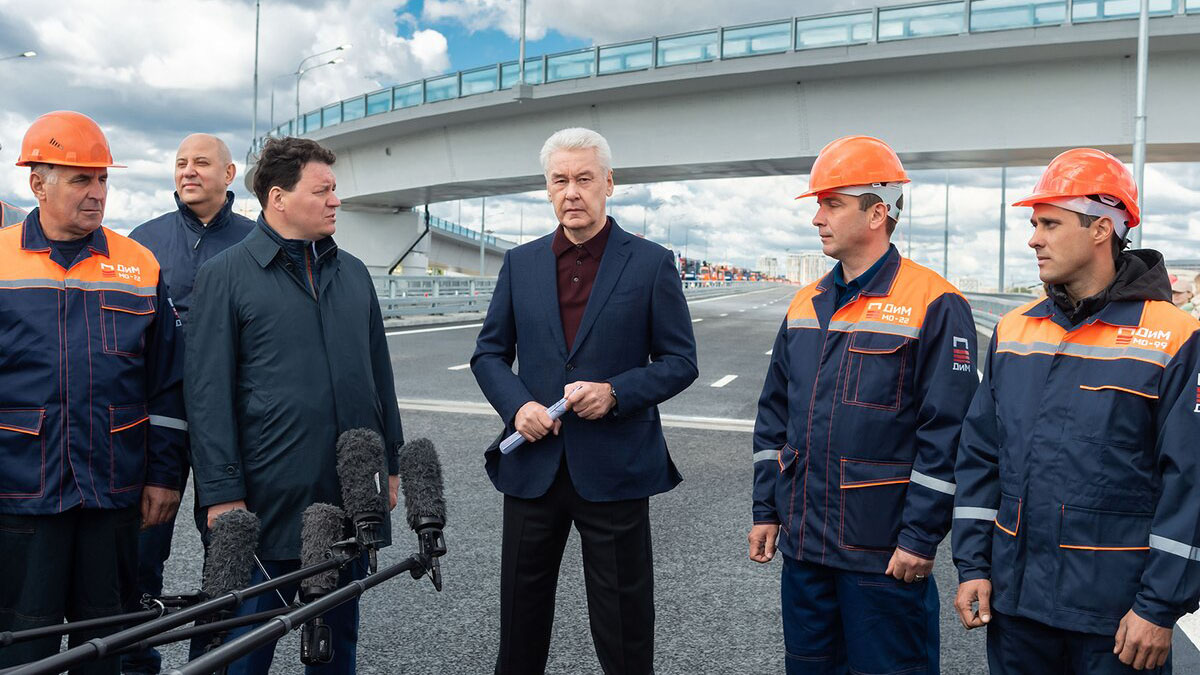 Сергей Собянин открыл участок СВХ между Ярославским и Открытым шоссе