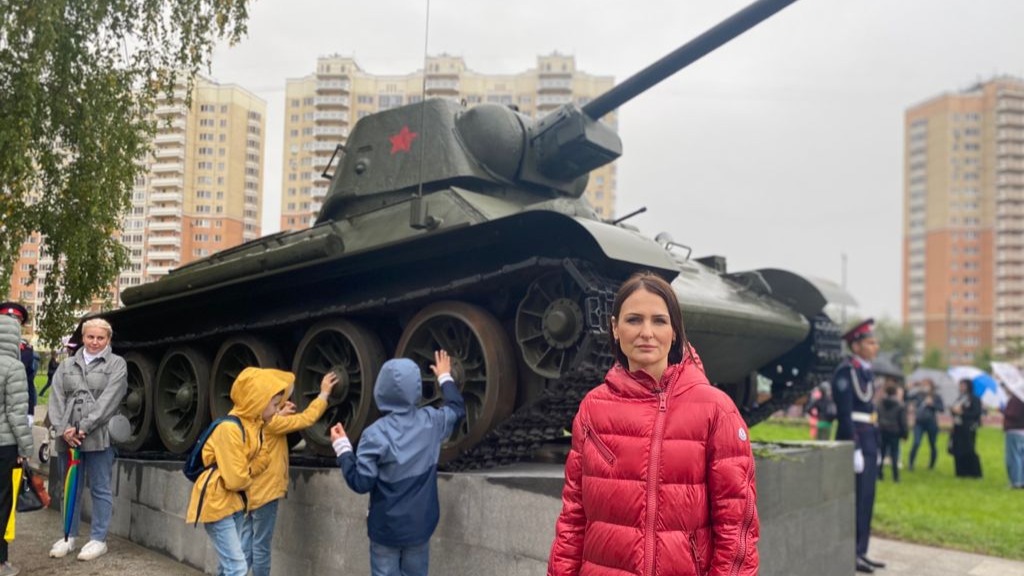 Новый сквер Победы в Некрасовке украсил Т-34 образца 1941-го года