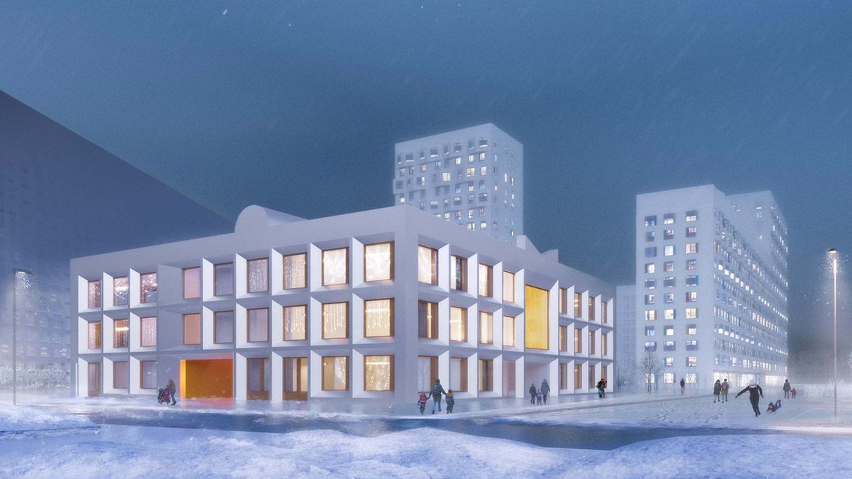 Новый детский сад в Останкинском районе сделают похожим на бельгийскую вафлю