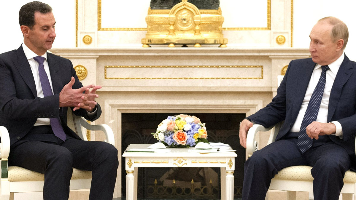 Путин встретился с президентом Сирии Асадом в Москве