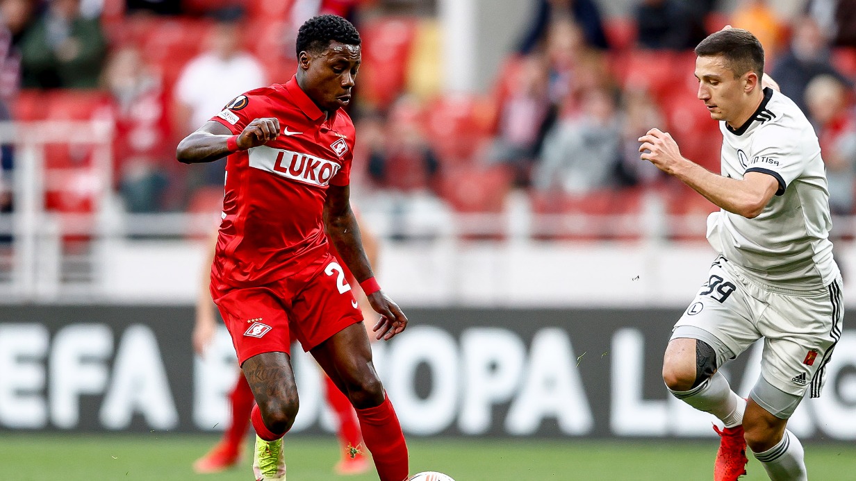 Московский «Спартак» уступил «Легии» в первом матче Лиги Европы