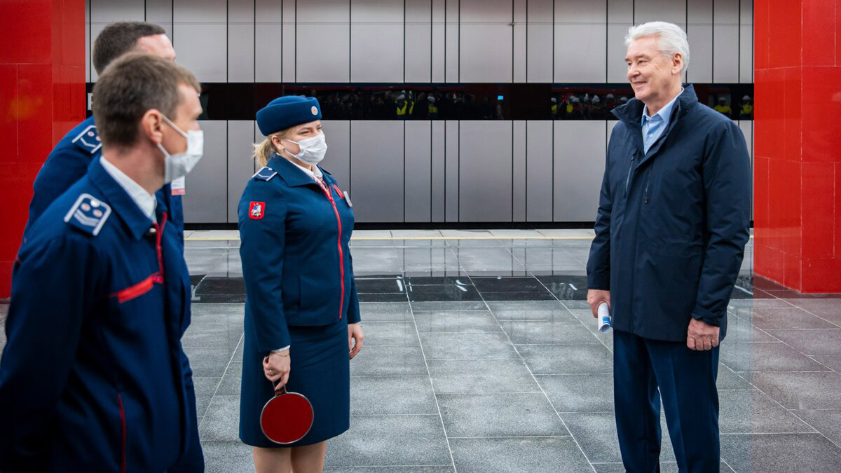 Сергей Собянин объявил о завершении строительства еще трех станций БКЛ