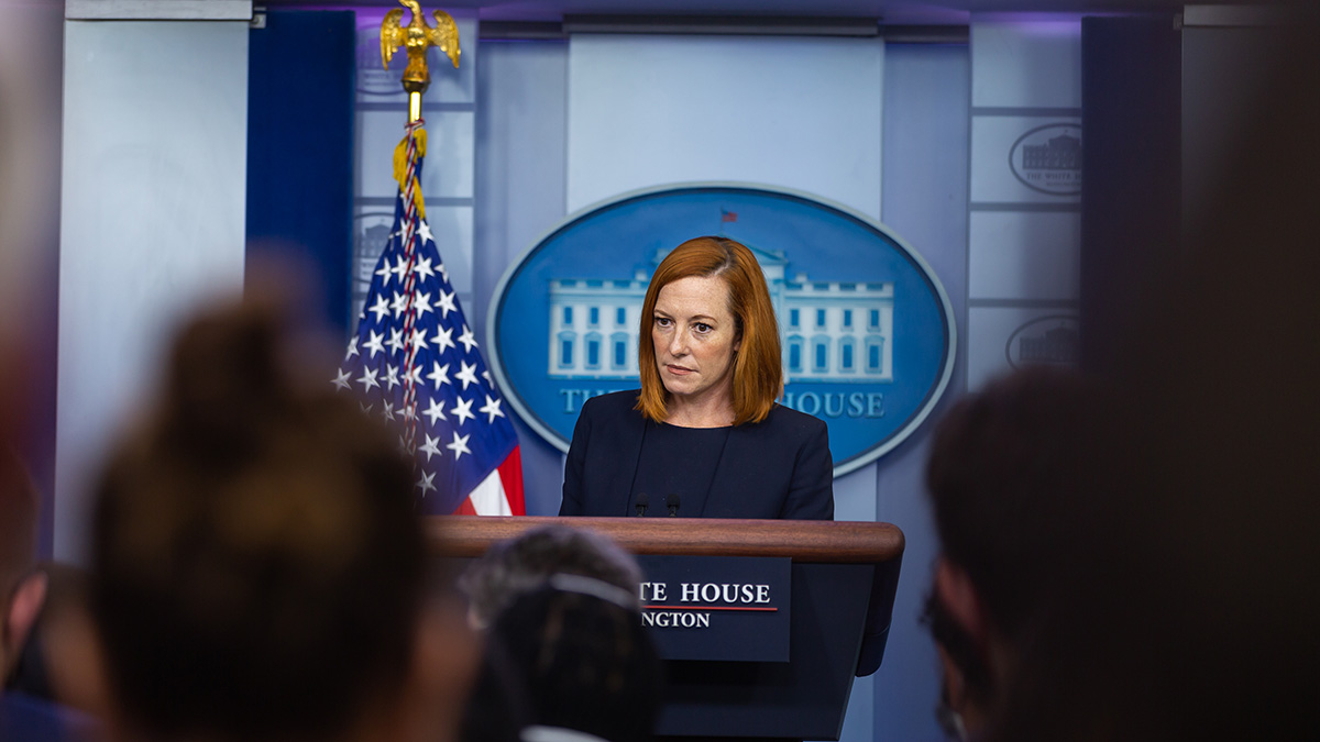 Псаки ответила на слова Путина о мирном разрешении конфликта в Донбассе