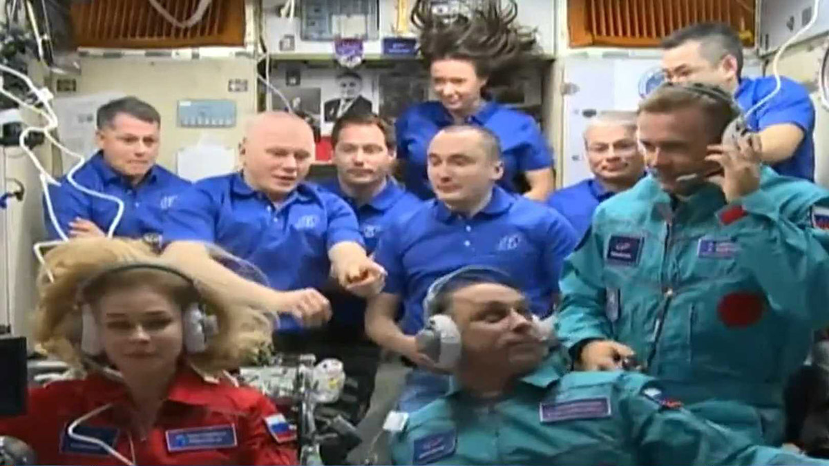 Киноэкипаж корабля «Союз МС-19» перешел на борт МКС