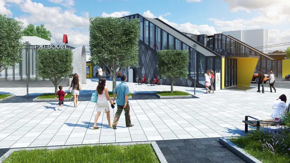 Проект транспортно- пересадочного узла «Рижская»
