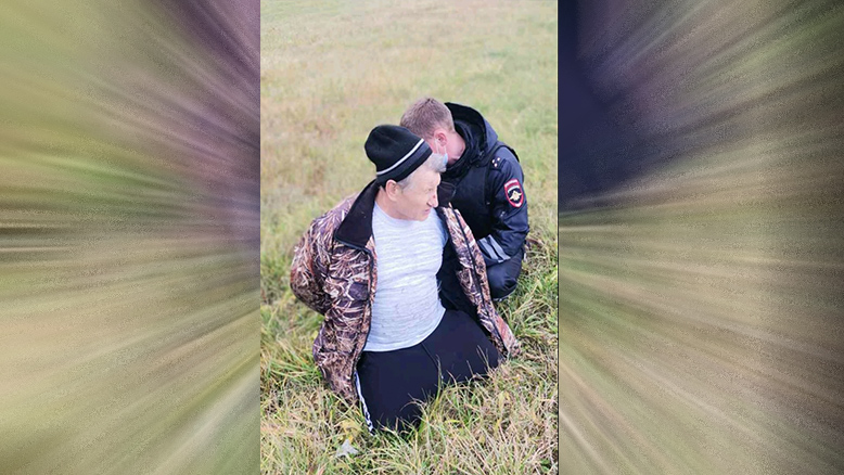 Появилось видео задержания пенсионера, стрелявшего в участкового в Брянской области