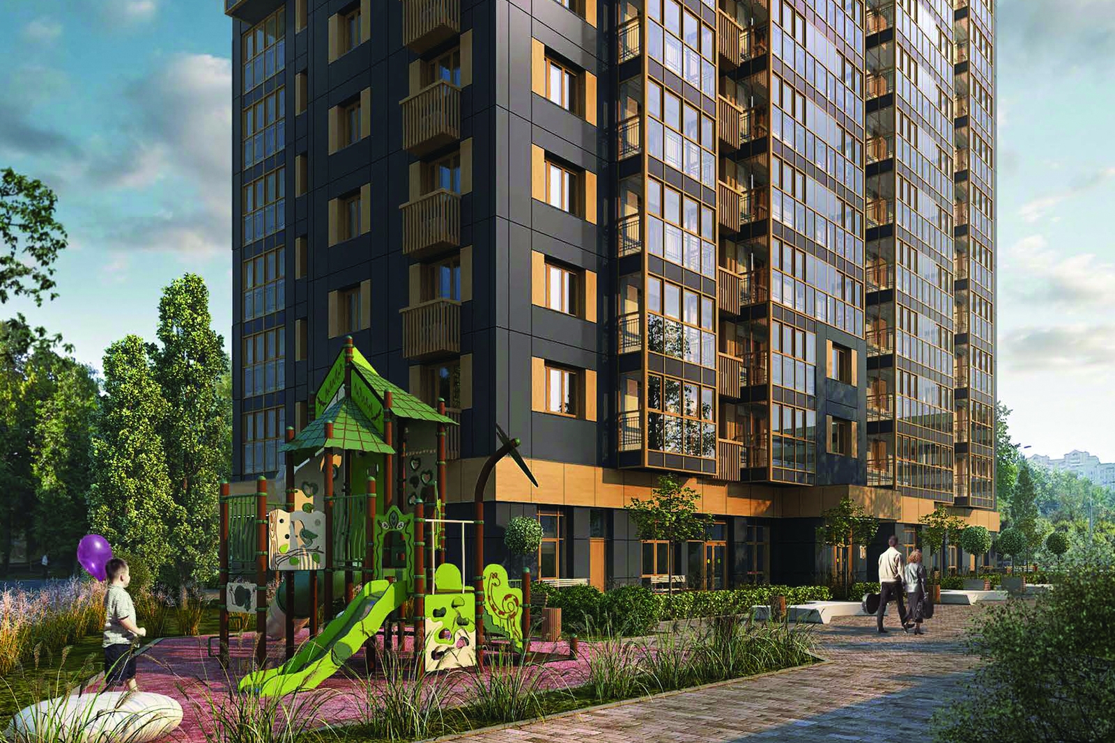 Дом по программе реновации в Кунцеве отделают панелями с имитацией дерева