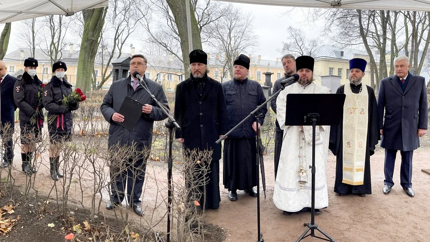 Колокольцев открыл в Петербурге плиту, посвященную пяти главам МВД Российской империи