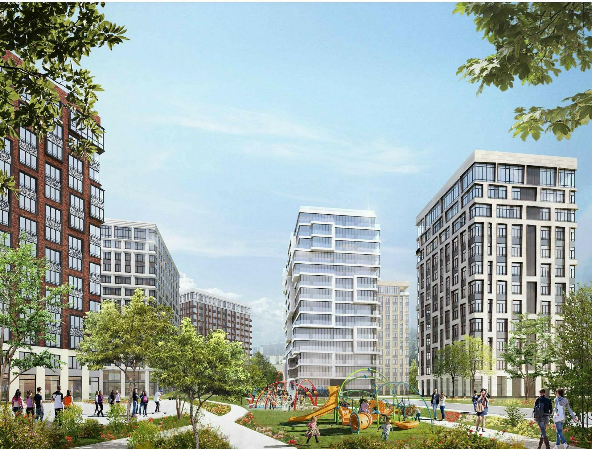 Шесть жилых корпусов возведут в пойме реки Раменки в столице