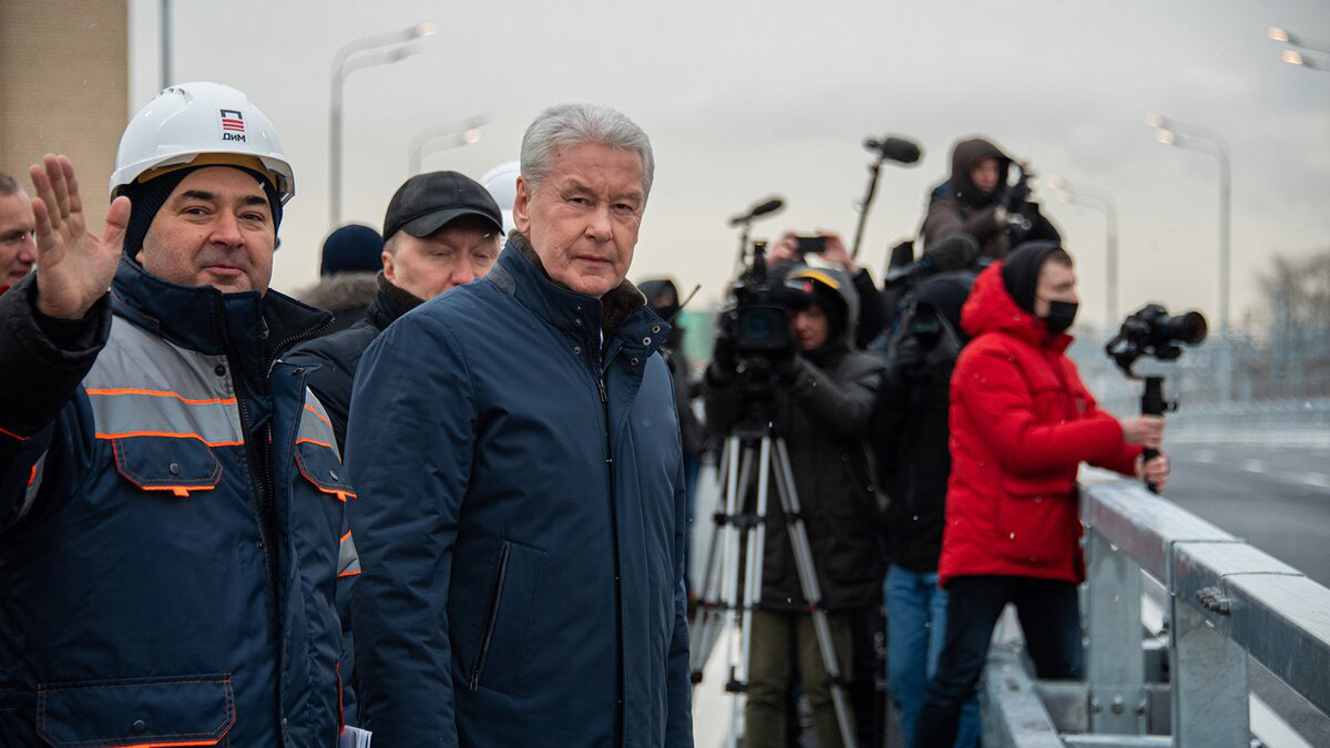 Сергей Собянин открыл движение по участку СВХ у станции метро «Ботанический сад»