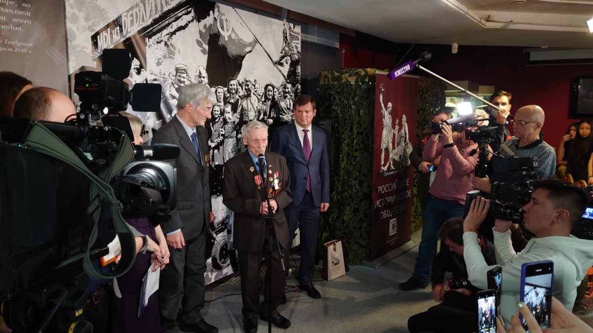 Медаль «Гарибальдийская звезда» вручили 96-летнему ветерану из Подмосковья