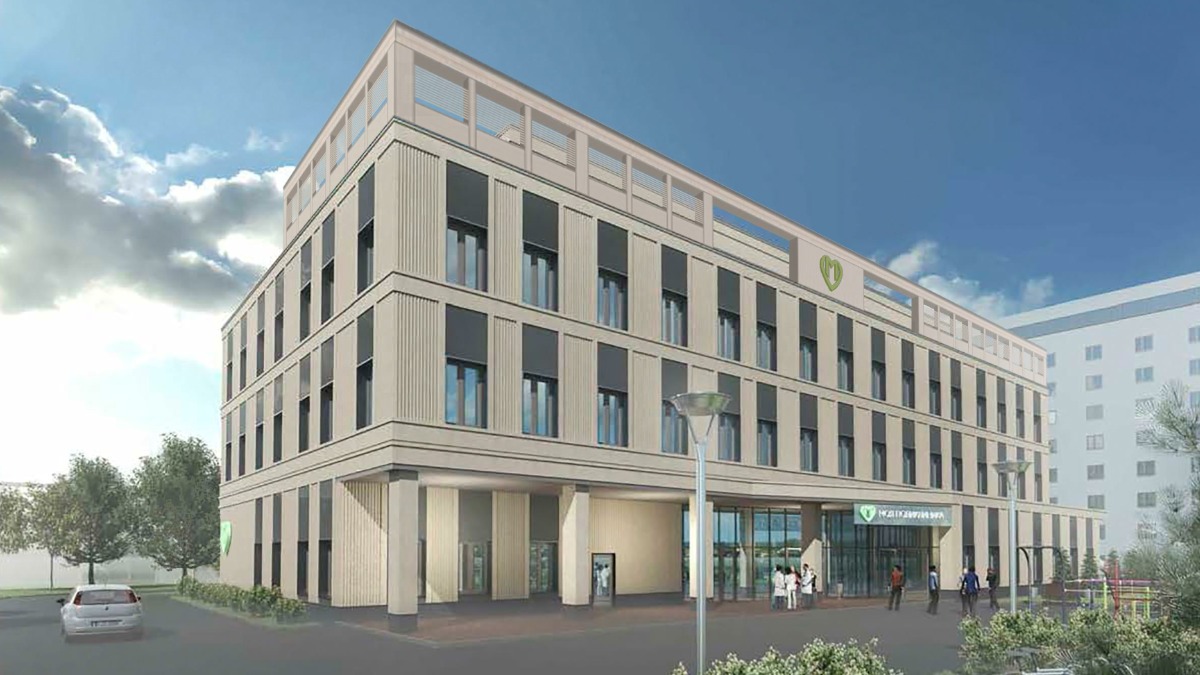 Рафик Загрутдинов заявил о старте отделки фасадов детской поликлиники в САО Москвы