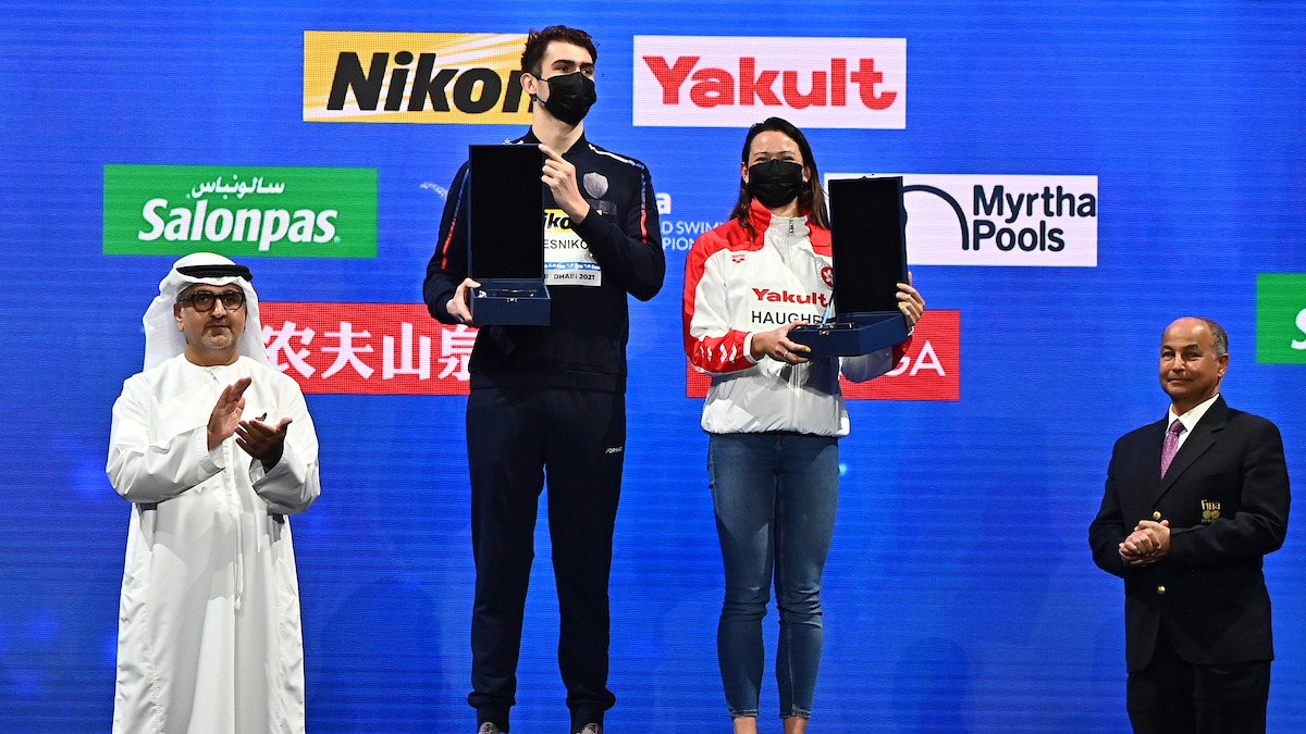 Россиянина Колесникова признали лучшим пловцом ЧМ в Абу-Даби