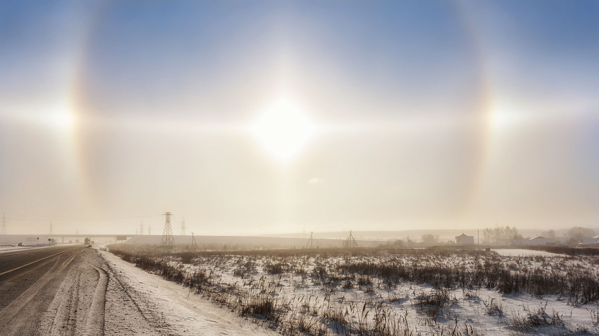 Синоптики заметили редкое оптическое явление «Гало-22» в столице