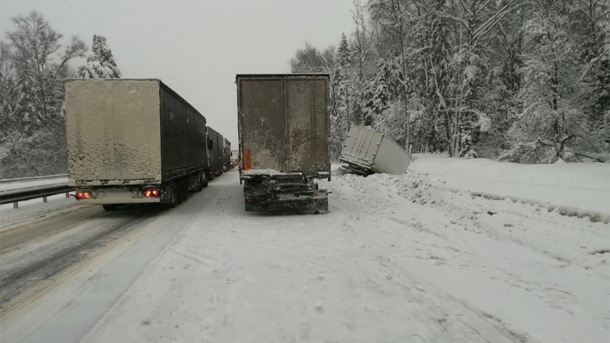 Около 20 машин столкнулись на М-7 «Волга» во Владимирской области