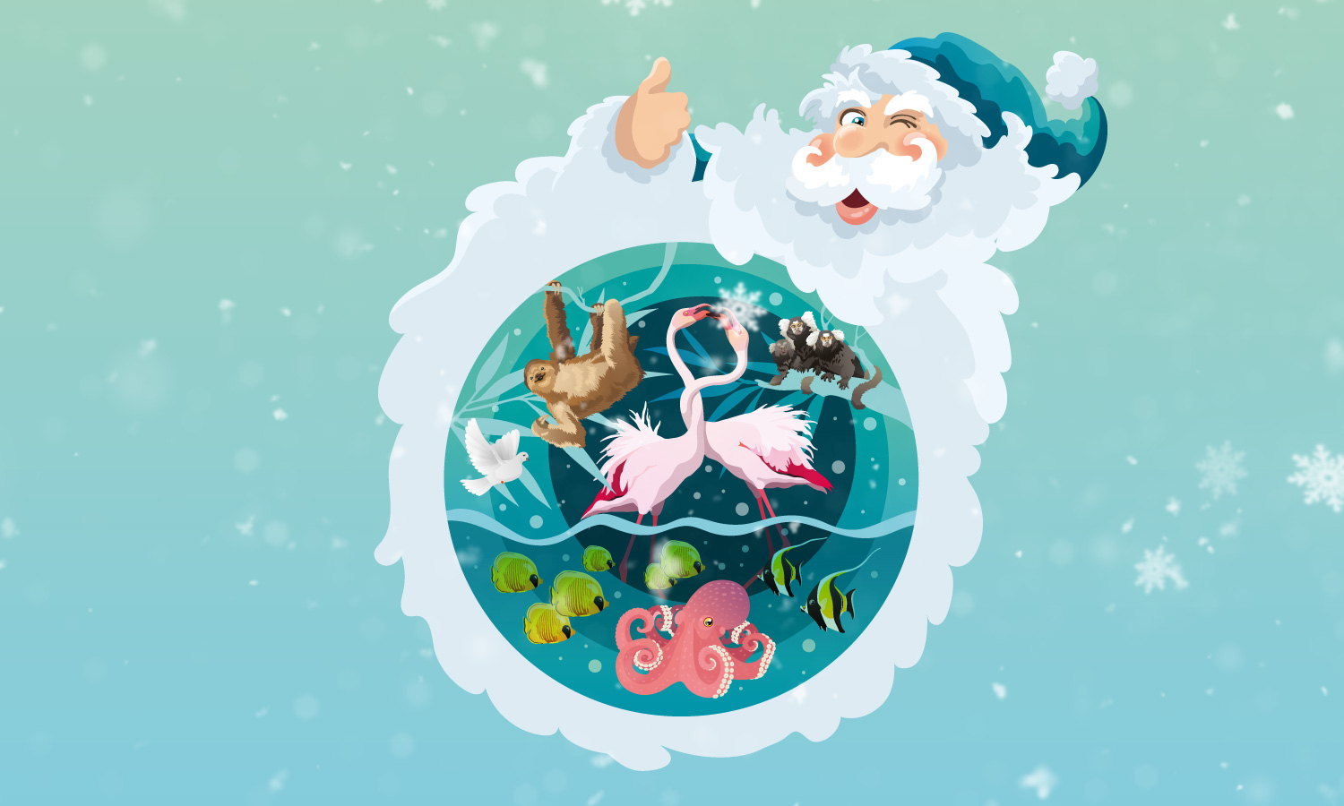 Новогодняя программа в «Океанариуме»