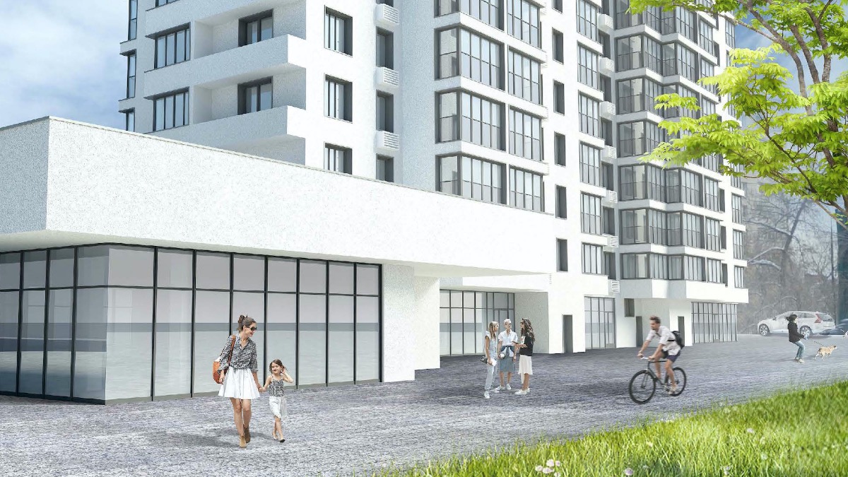 Строители выполнят фасады дома по реновации на Бакунинской улице в белом цвете