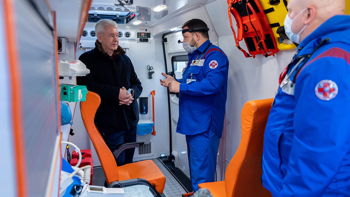 Собянин заявил о возможности увеличить число операторов скорой помощи вдвое